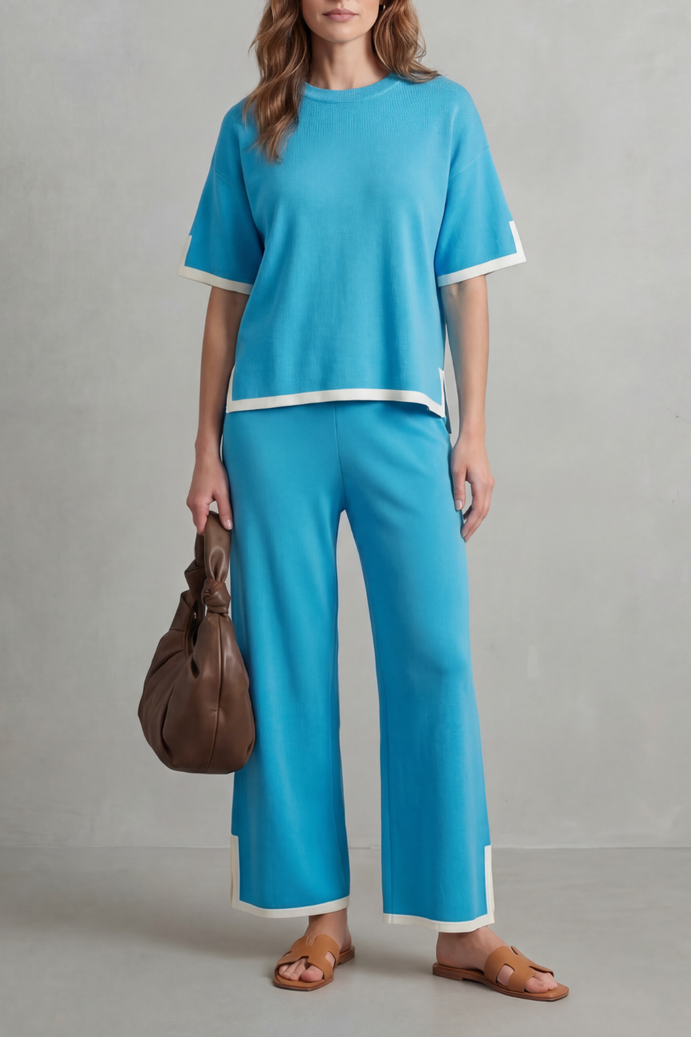 Jeah – Chic Contrast Trim – Lounge Set-10490774651223-OLVIA ROSE LONDON