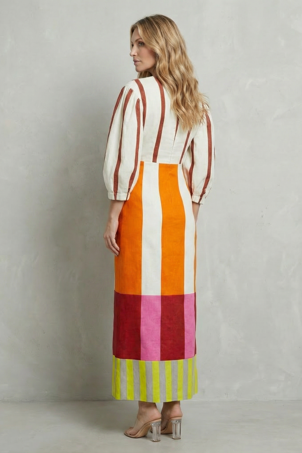 Kayara – Colour block statement – Maxi dress-10747279049047-OLVIA ROSE LONDON
