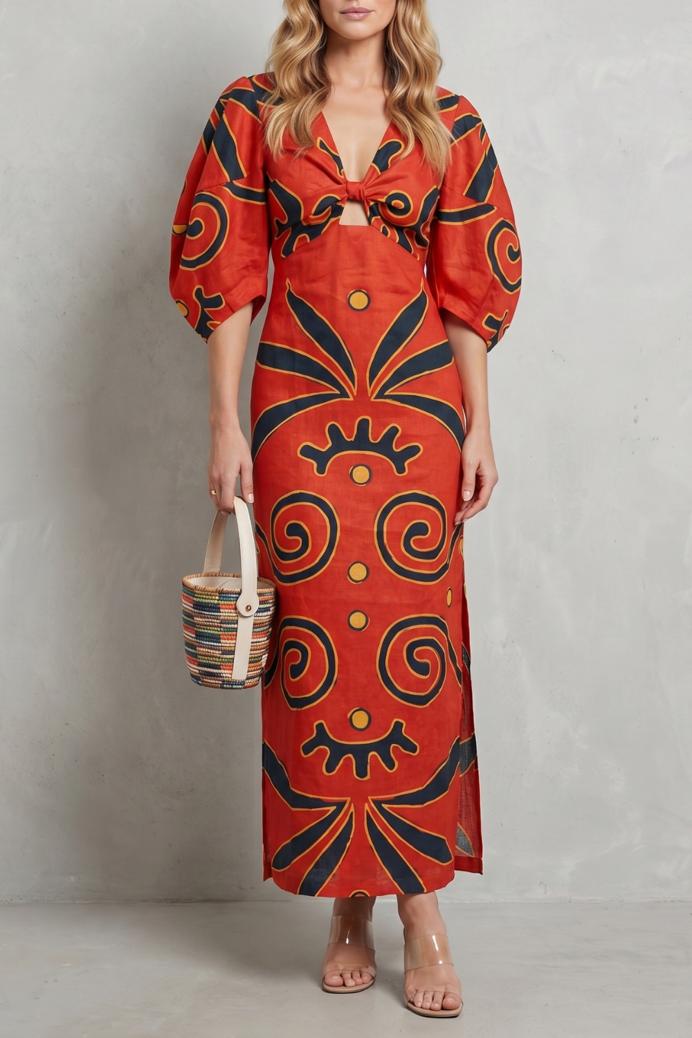 Kayara – Colour block statement – Maxi dress-10747279049047-OLVIA ROSE LONDON