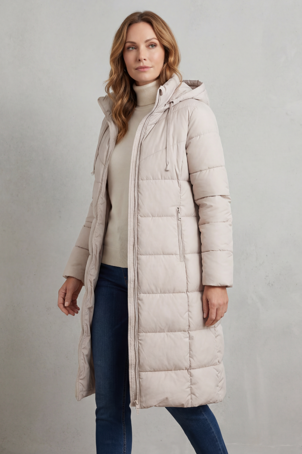Langley – Warm Women’s Longline Puffer Jacket-10469896978775-OLVIA ROSE LONDON