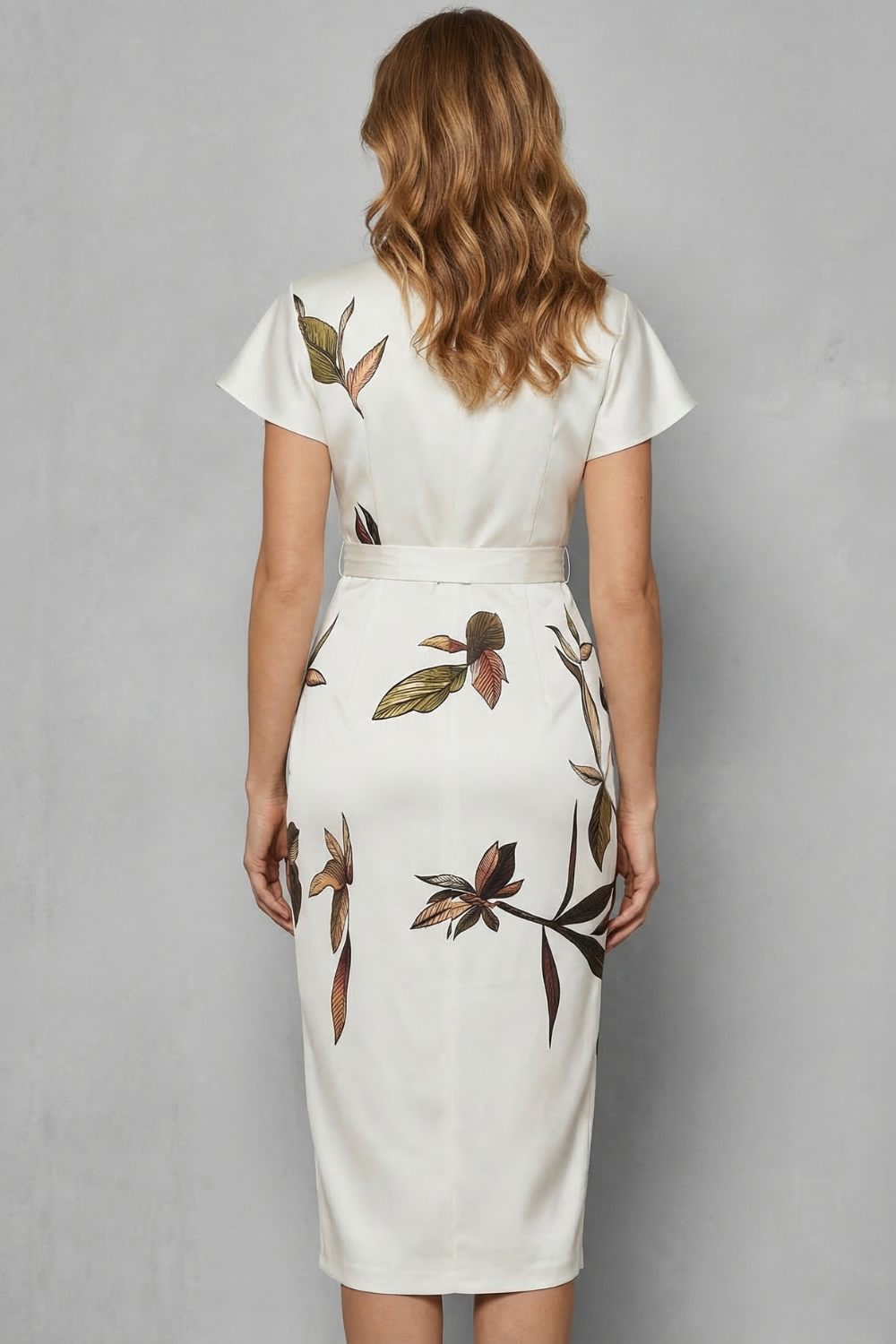 Lioravelle – Effortless wrap silhouette – Midi dress-10619263451479-OLVIA ROSE LONDON
