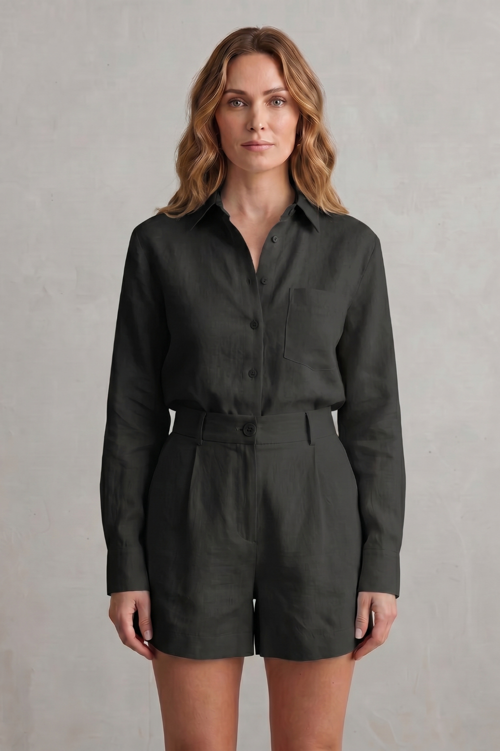 Liorenne – Relaxed linen elegance – Two piece set-10644333166935-OLVIA ROSE LONDON
