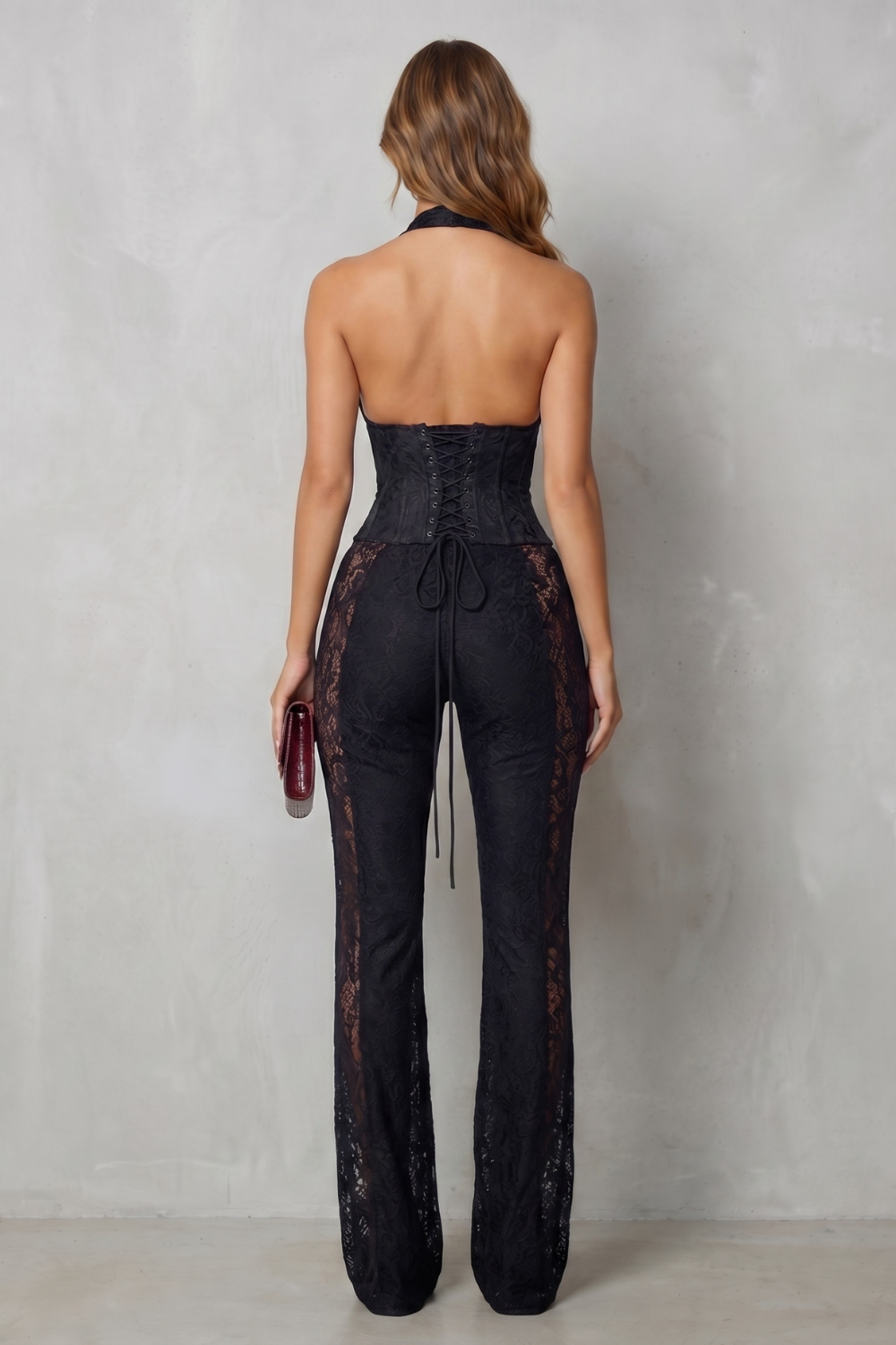 Lorelisse – Lace plunge allure – Jumpsuit-10747165933911-OLVIA ROSE LONDON