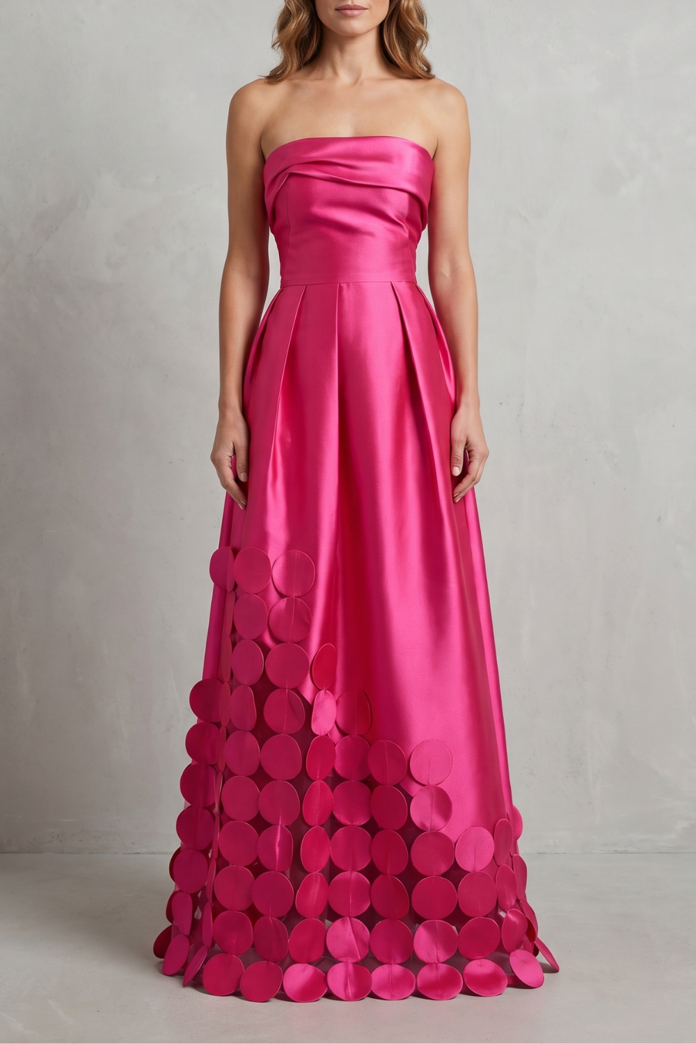 Luméa – Satin polka elegance – Maxi dress-10755688366423-OLVIA ROSE LONDON