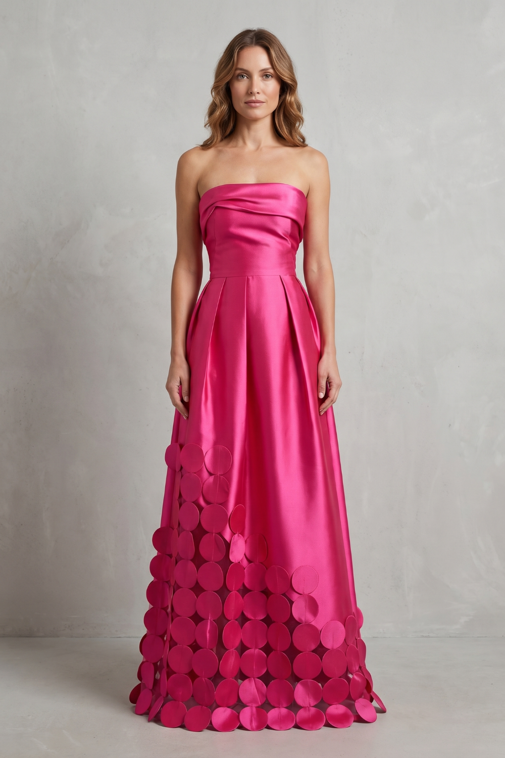Luméa – Satin polka elegance – Maxi dress-10755688366423-OLVIA ROSE LONDON