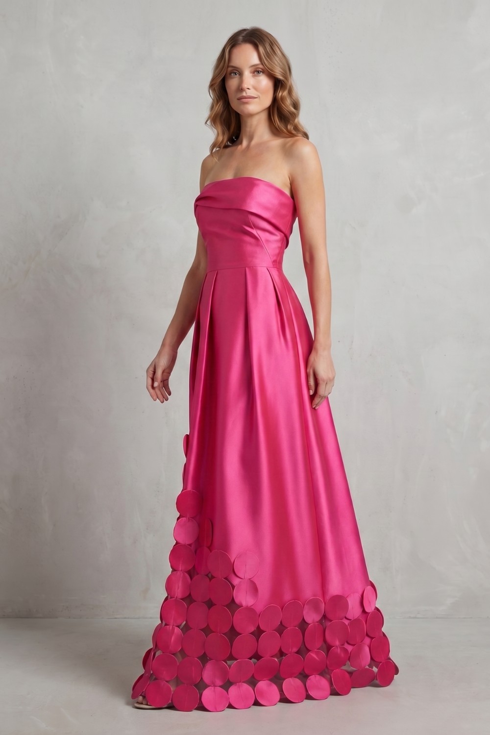 Luméa – Satin polka elegance – Maxi dress-10755688366423-OLVIA ROSE LONDON