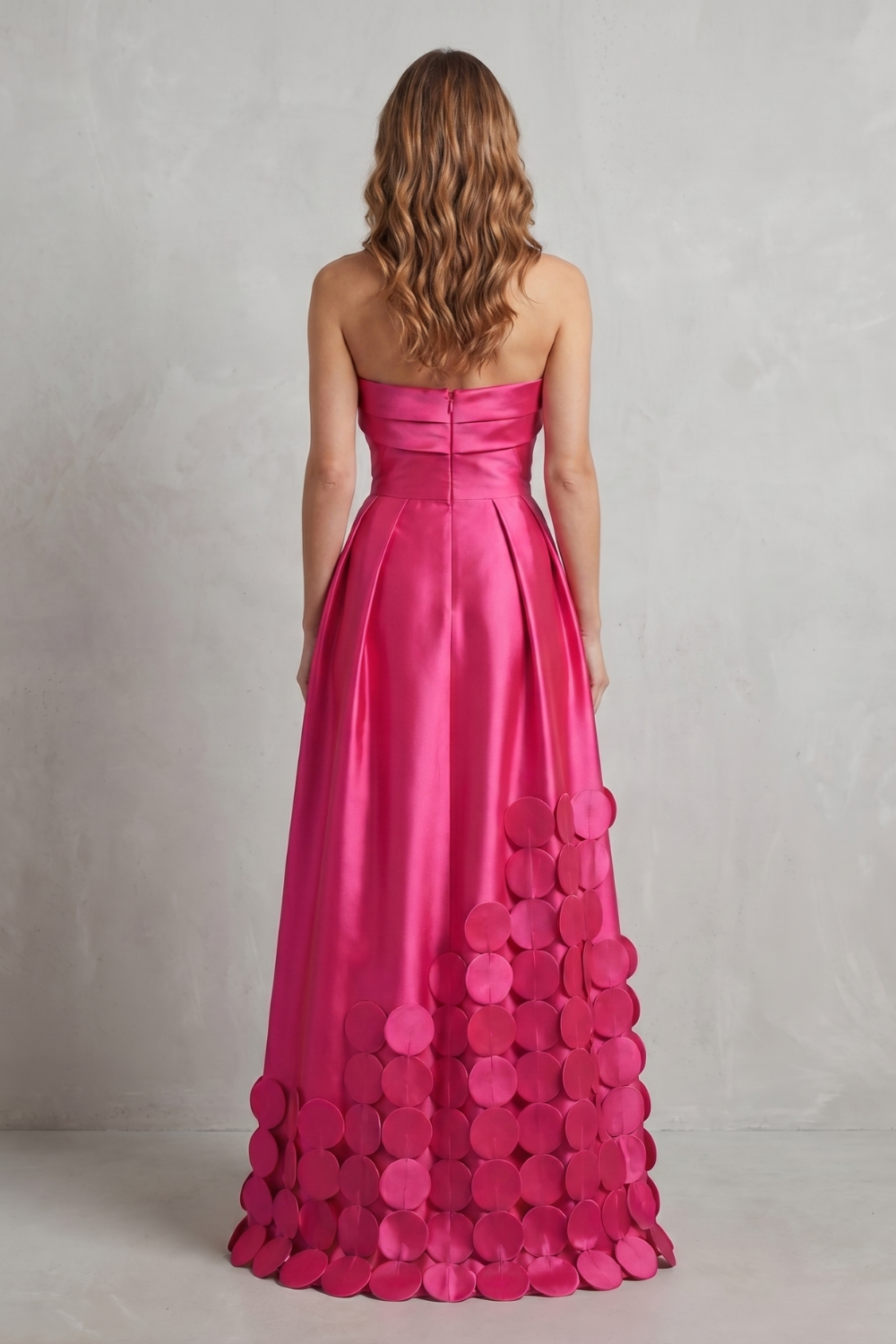 Luméa – Satin polka elegance – Maxi dress-10755688366423-OLVIA ROSE LONDON