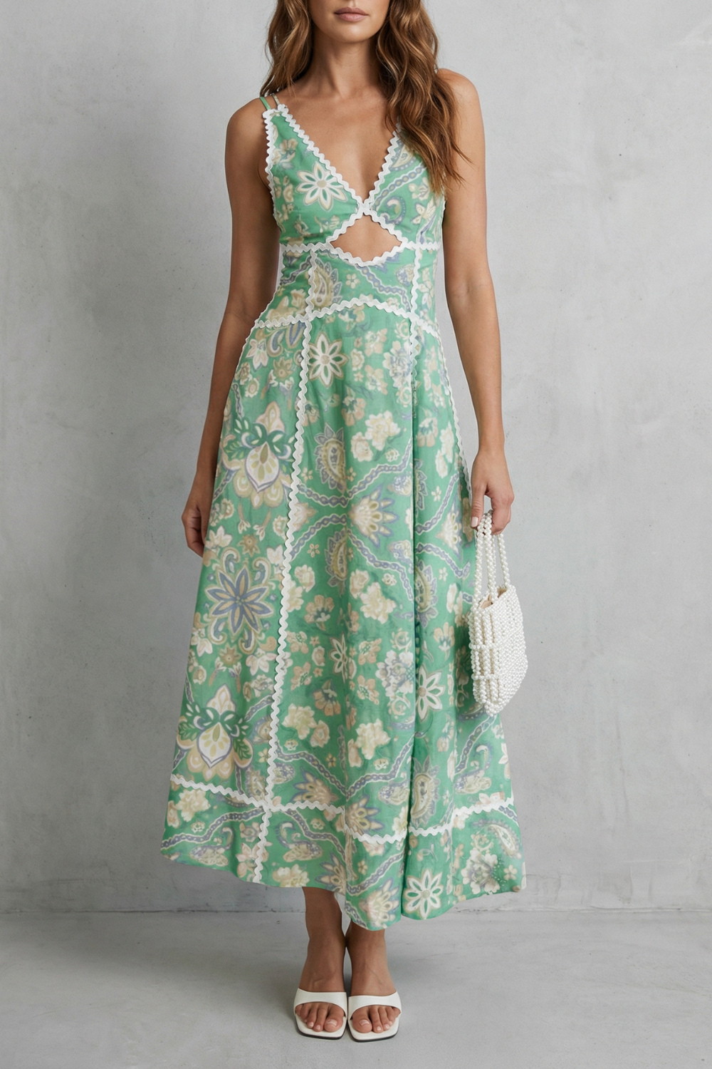 Luminara – Artistic cutout elegance – Maxi dress-10747027095895-OLVIA ROSE LONDON