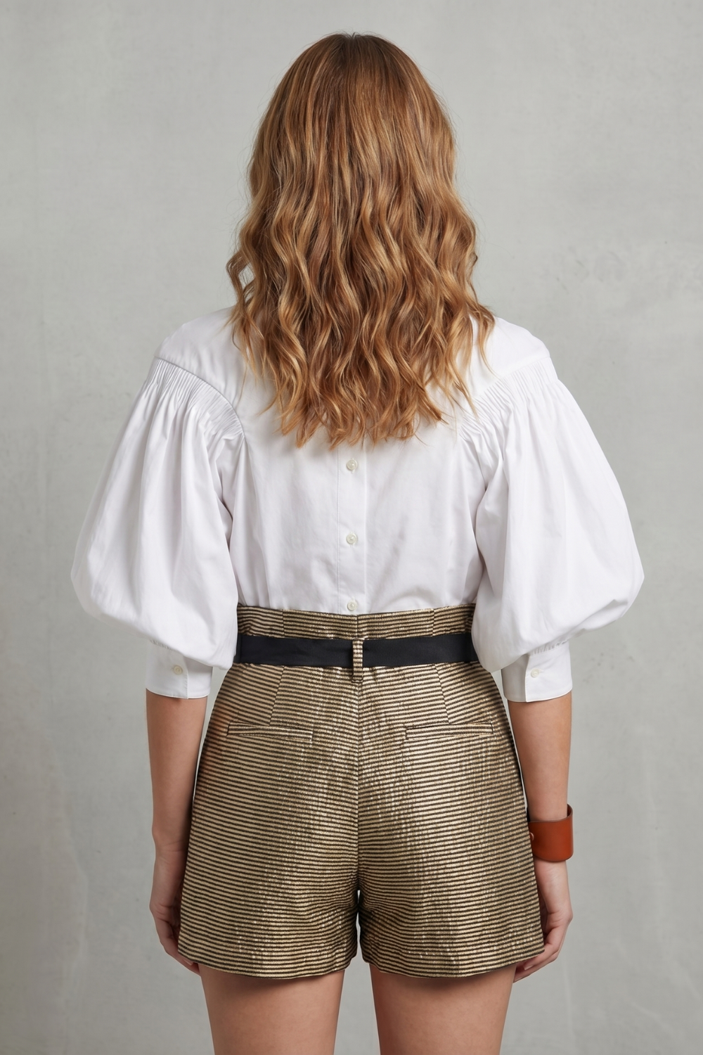 Lunara – Voluminous puff sleeve – Blouse-10757700387159-OLVIA ROSE LONDON