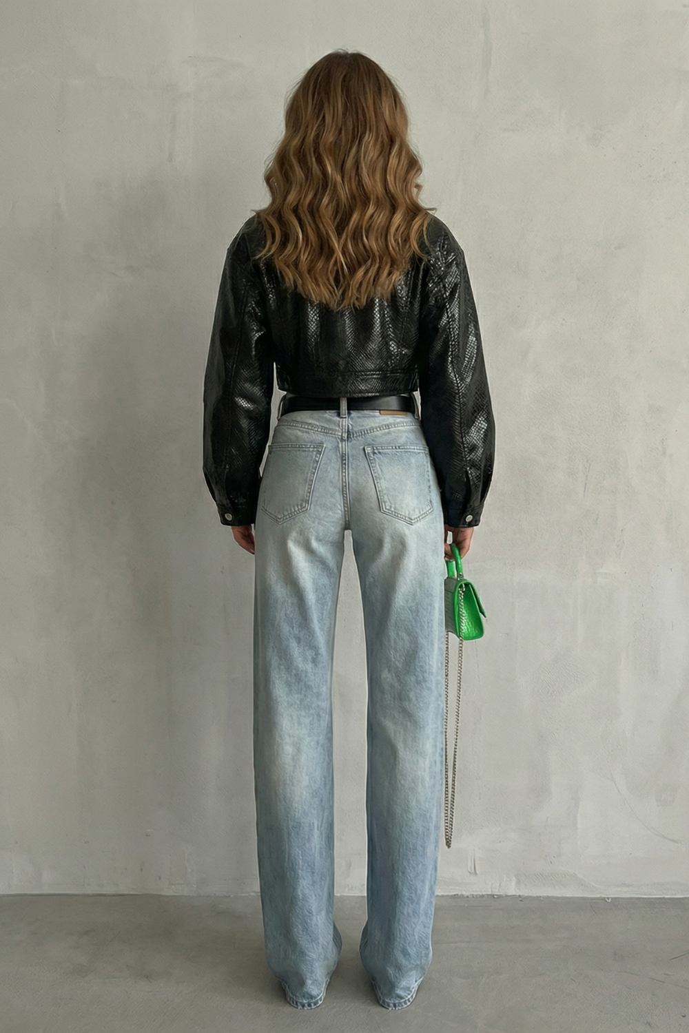 Lunarelle – Effortless straight silhouette – Mid rise jeans-10427395506519-OLVIA ROSE LONDON