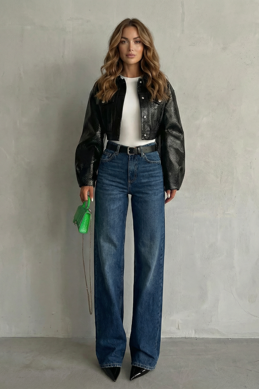 Lunarelle – Effortless straight silhouette – Mid rise jeans-10427395506519-OLVIA ROSE LONDON