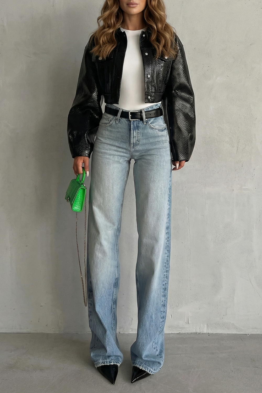Lunarelle – Effortless straight silhouette – Mid rise jeans-10427395506519-OLVIA ROSE LONDON