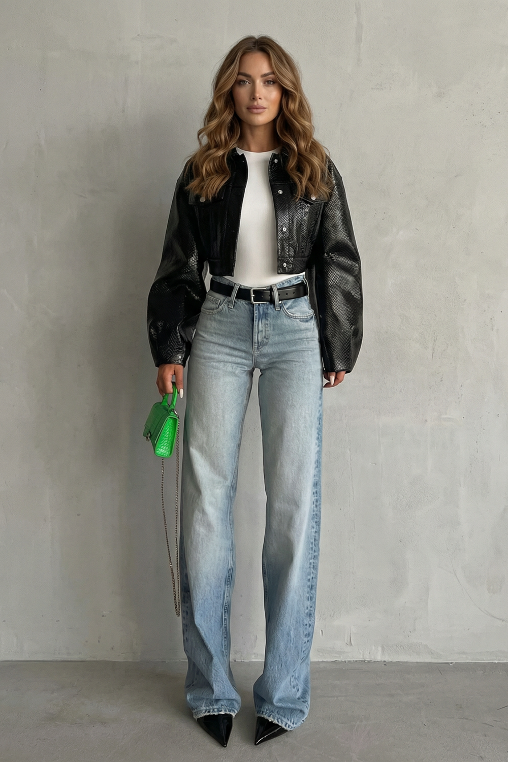 Lunarelle – Effortless straight silhouette – Mid rise jeans-10427395506519-OLVIA ROSE LONDON