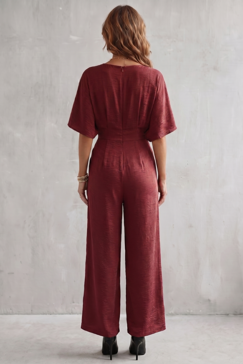Lunévia – Elegant batwing silhouette – Jumpsuit-10924863029591-OLVIA ROSE LONDON