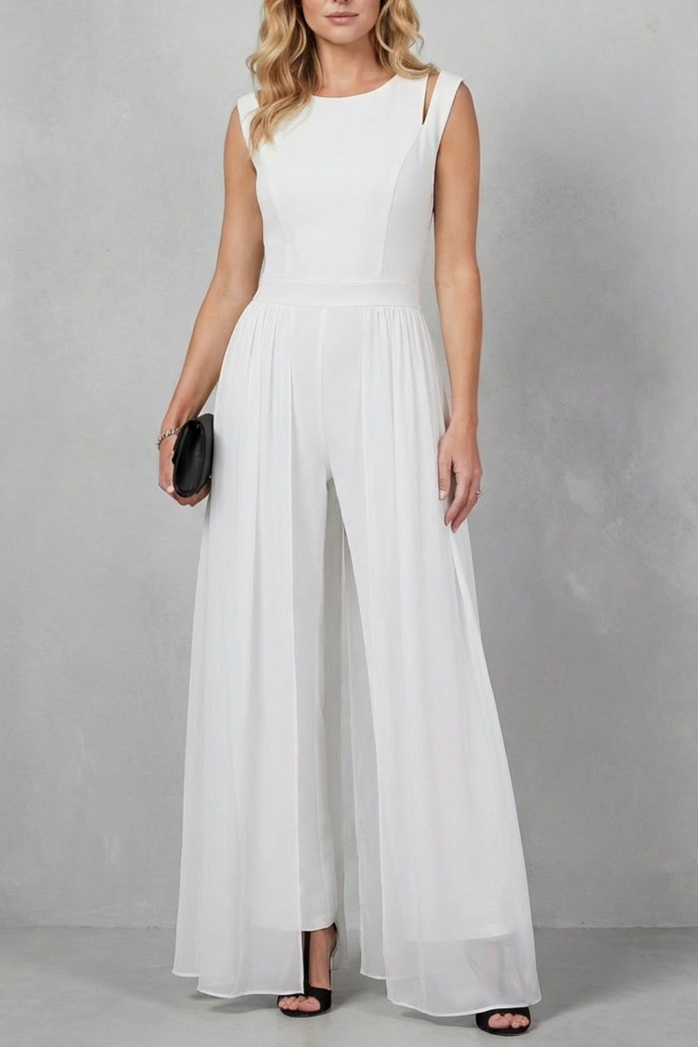 Maelira – Sheer panel cutout – Evening jumpsuit-10510486602071-OLVIA ROSE LONDON