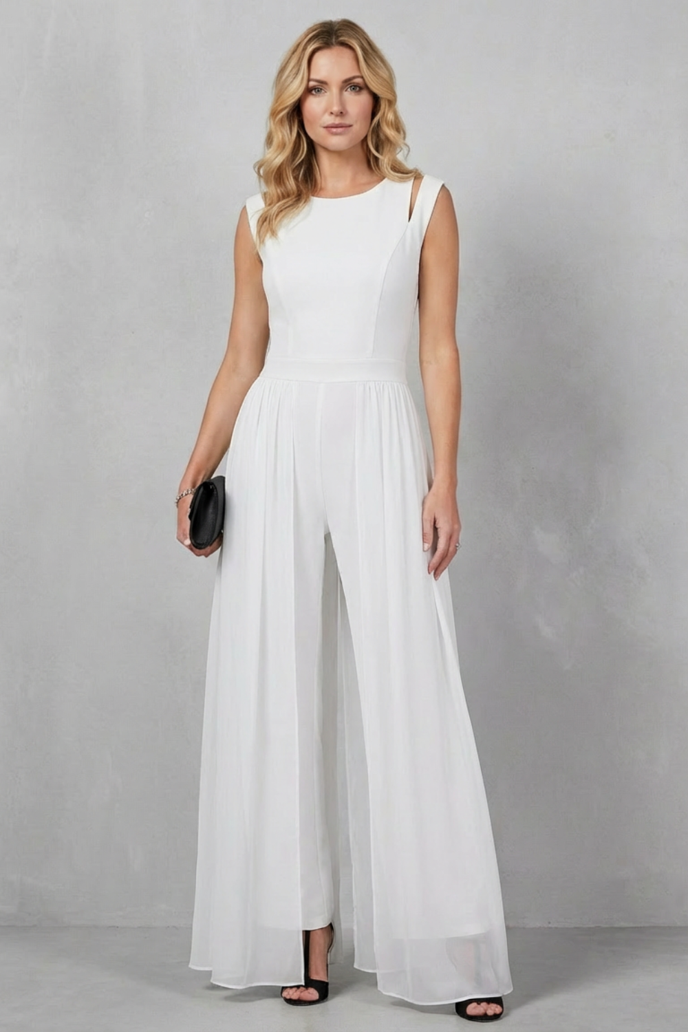 Maelira – Sheer panel cutout – Evening jumpsuit-10510486602071-OLVIA ROSE LONDON