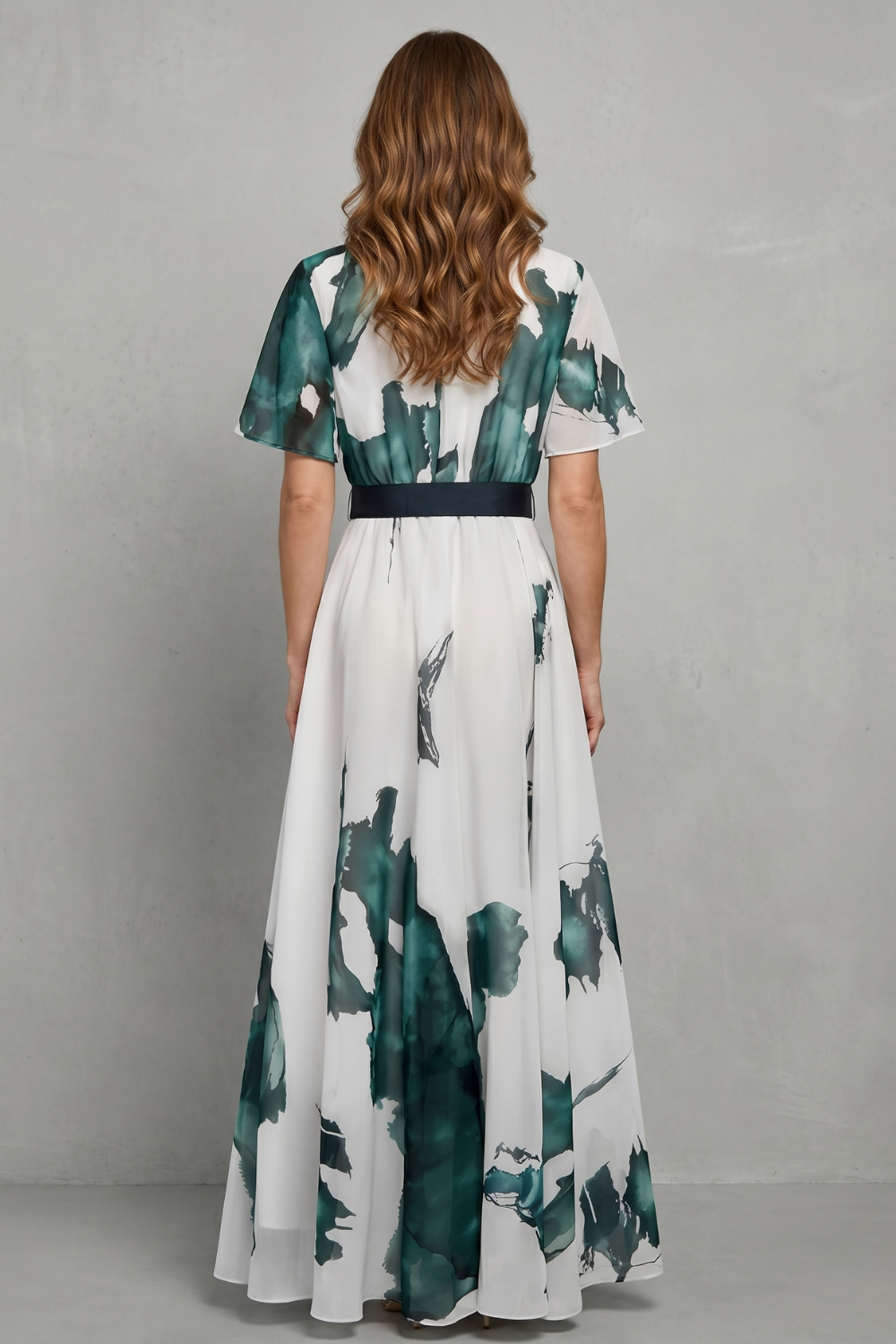 Marévelle – Watercolour print grace – Maxi dress-10908686844247-OLVIA ROSE LONDON