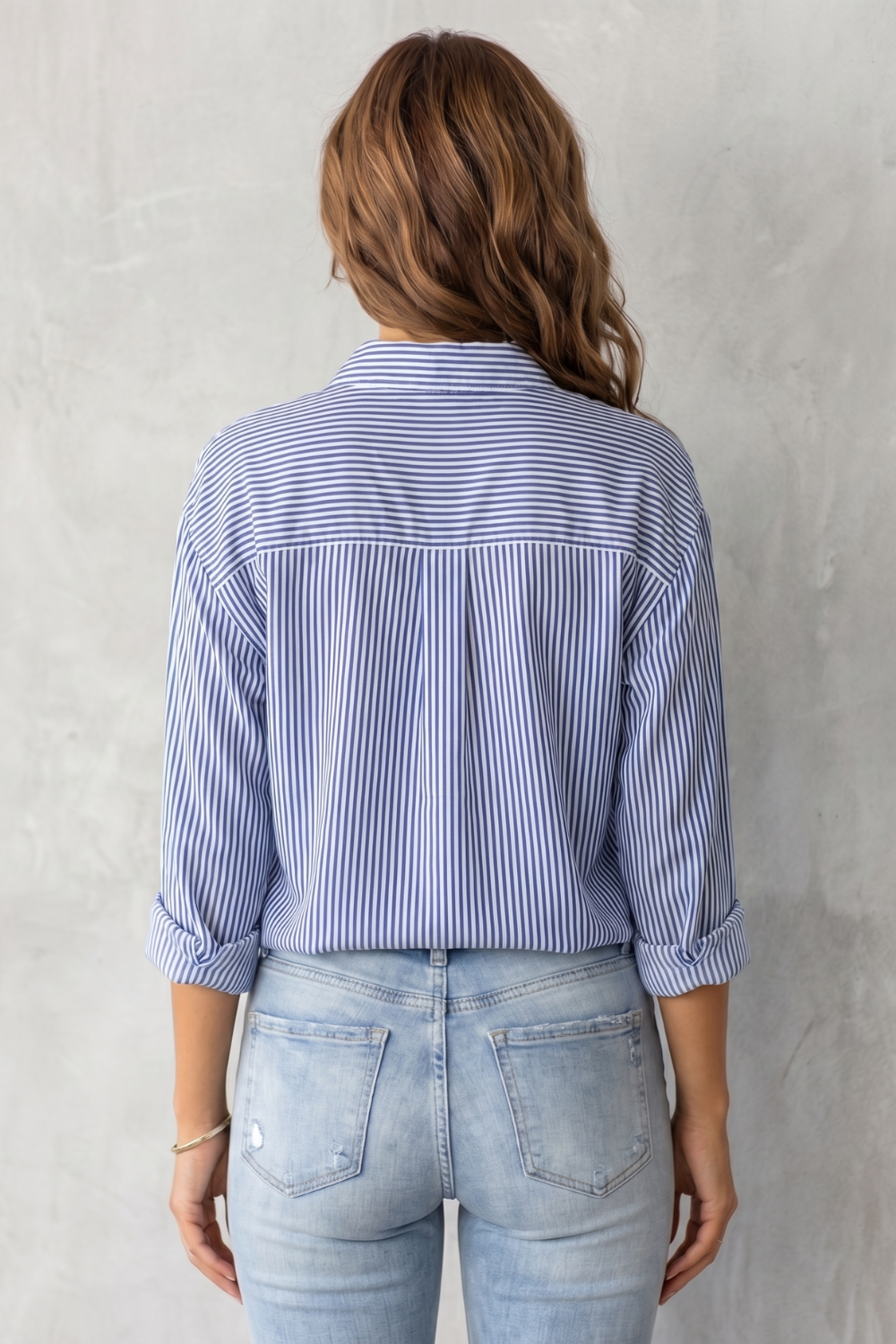 Marinelle – Classic striped pattern – Button-up shirt-10757700583767-OLVIA ROSE LONDON