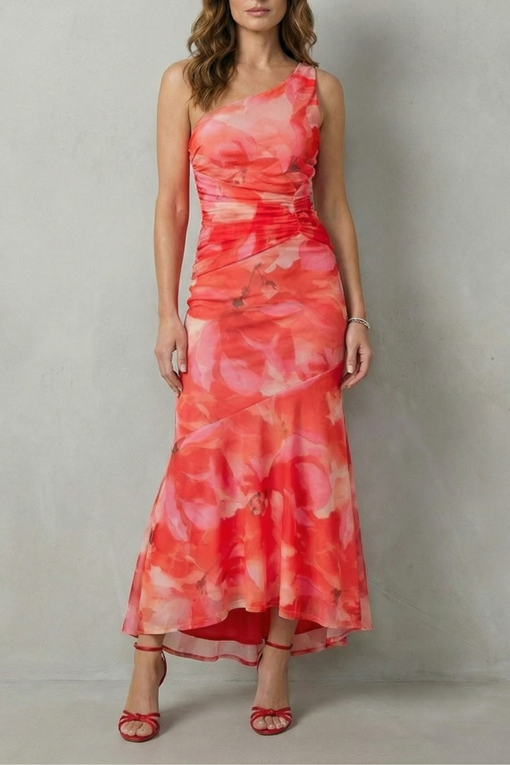 Marissa – Floral elegance – Women’s One-Shoulder Maxi Dress-10598830539095-OLVIA ROSE LONDON