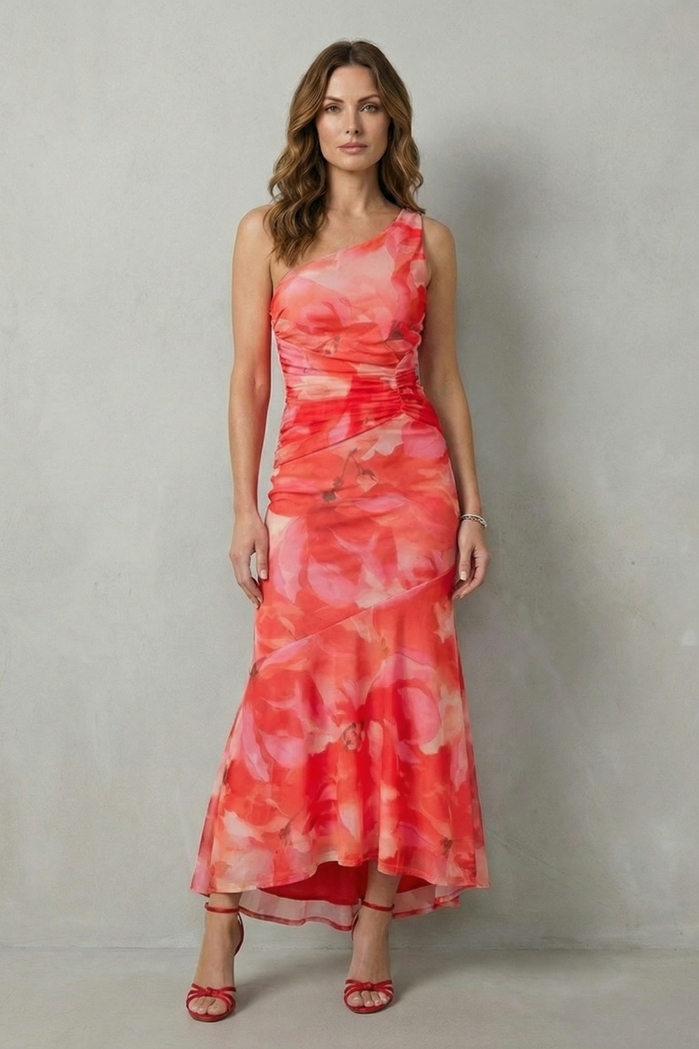 Marissa – Floral elegance – Women’s One-Shoulder Maxi Dress-10598830539095-OLVIA ROSE LONDON