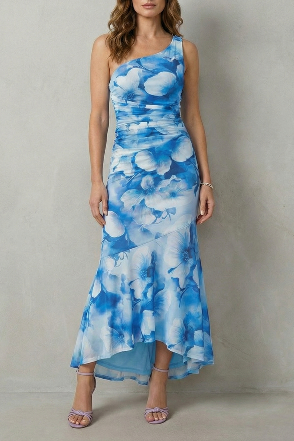 Marissa – Floral elegance – Women’s One-Shoulder Maxi Dress-10598830539095-OLVIA ROSE LONDON