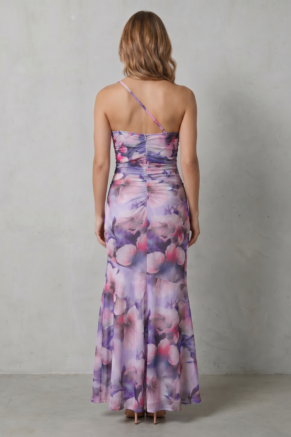 Marissa – Floral elegance – Women’s One-Shoulder Maxi Dress-10598830539095-OLVIA ROSE LONDON