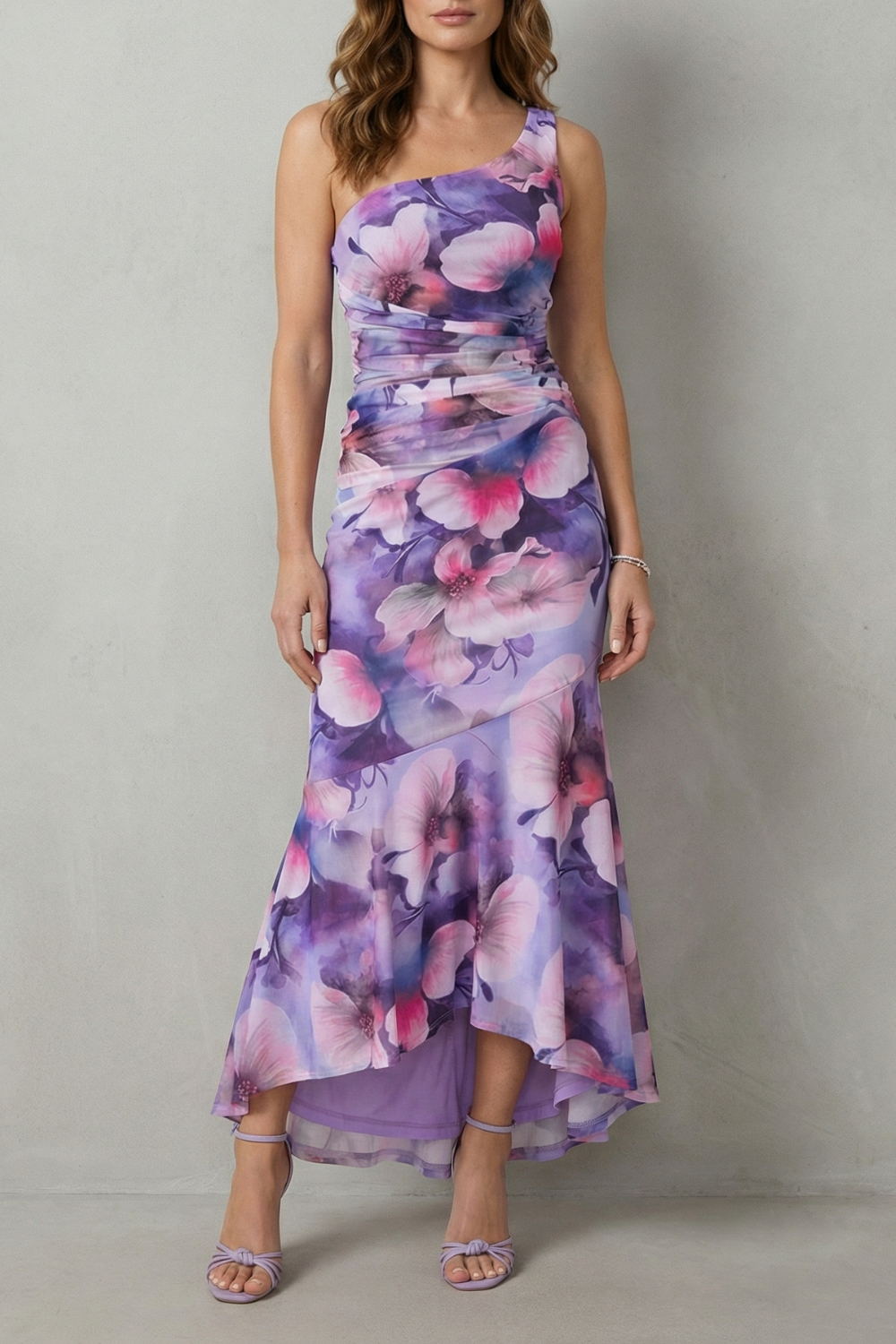 Marissa – Floral elegance – Women’s One-Shoulder Maxi Dress-10598830539095-OLVIA ROSE LONDON