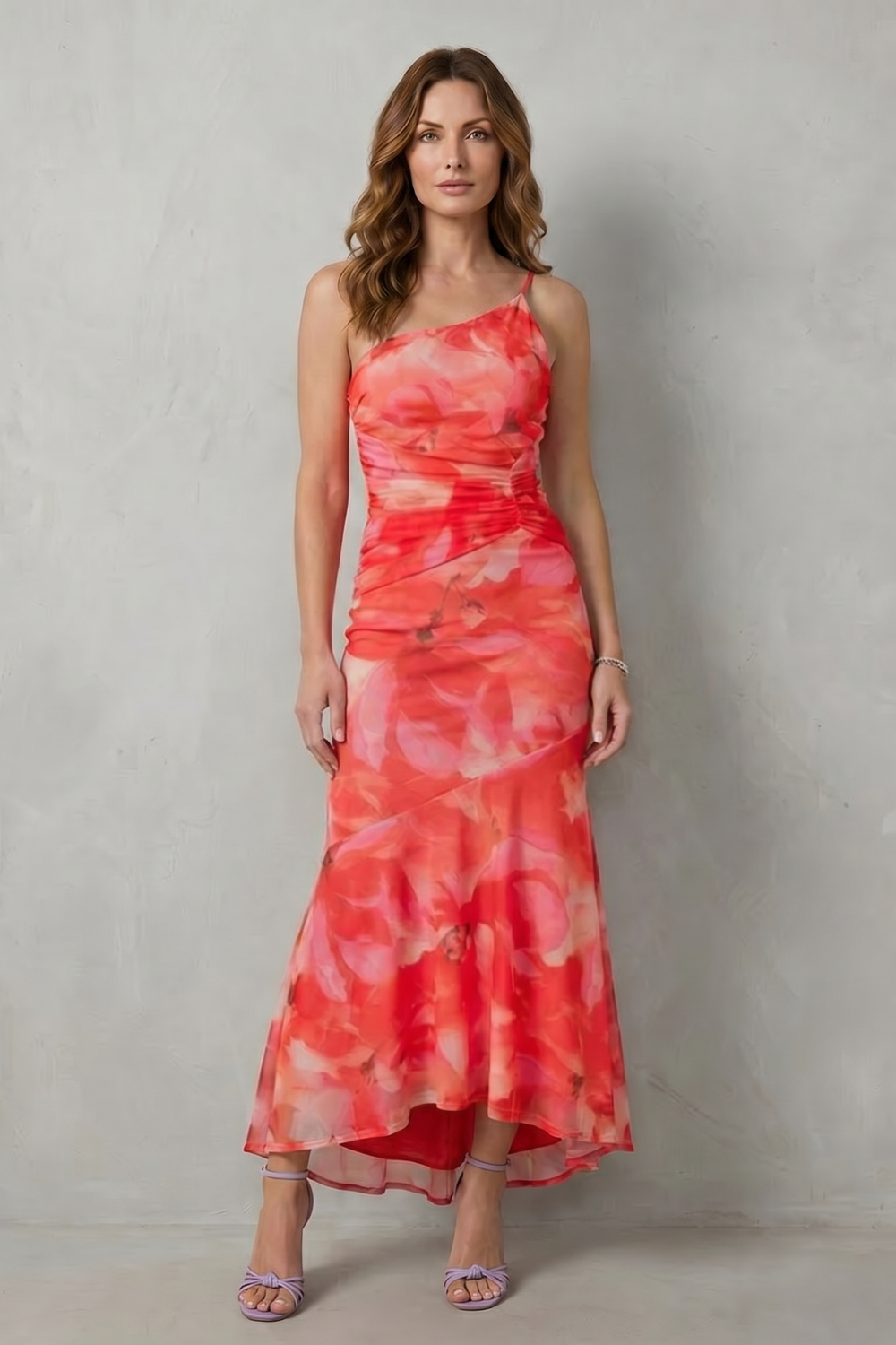 Marissa – Floral elegance – Women’s One-Shoulder Maxi Dress-10598830539095-OLVIA ROSE LONDON