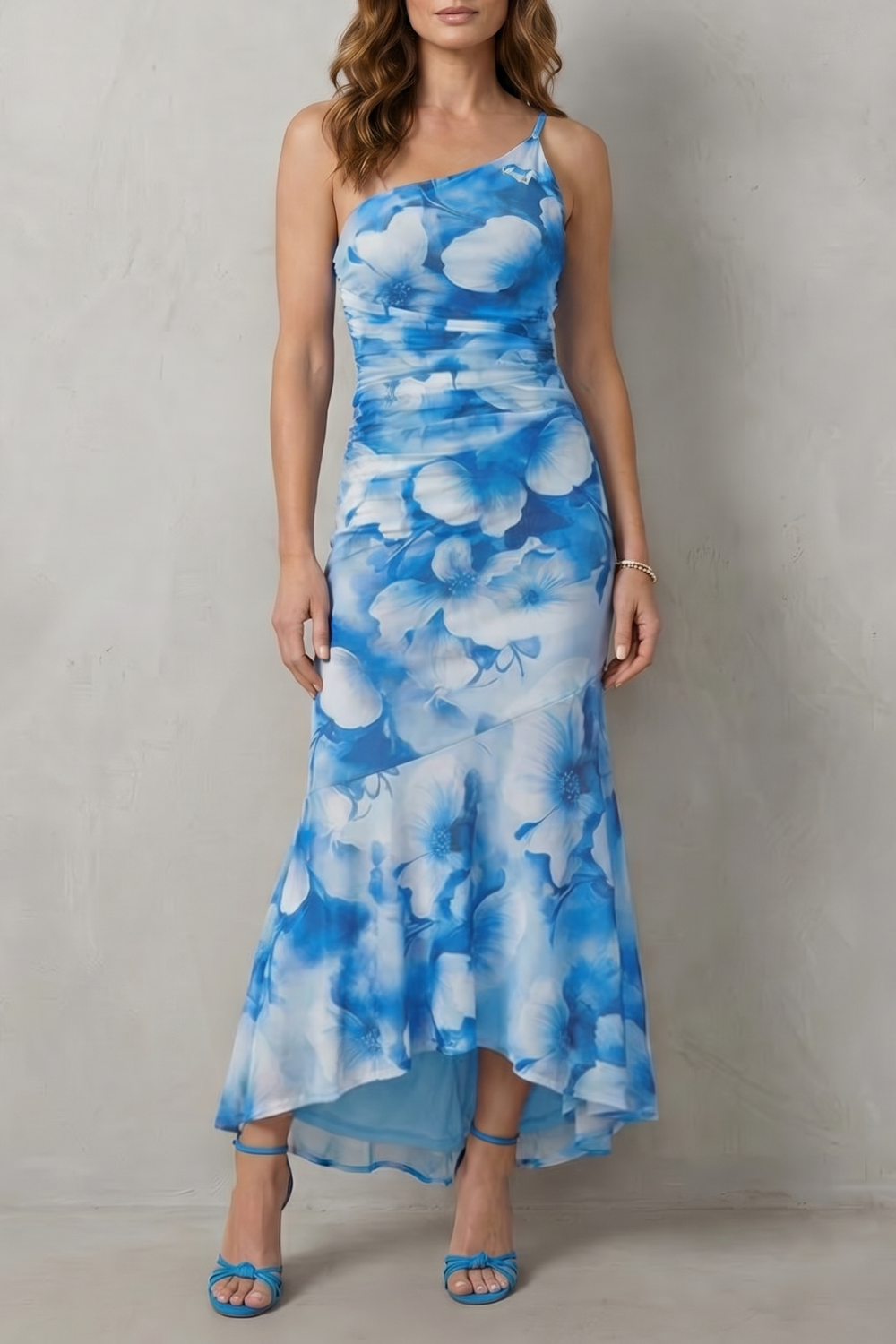 Marissa – Floral elegance – Women’s One-Shoulder Maxi Dress-10598830539095-OLVIA ROSE LONDON