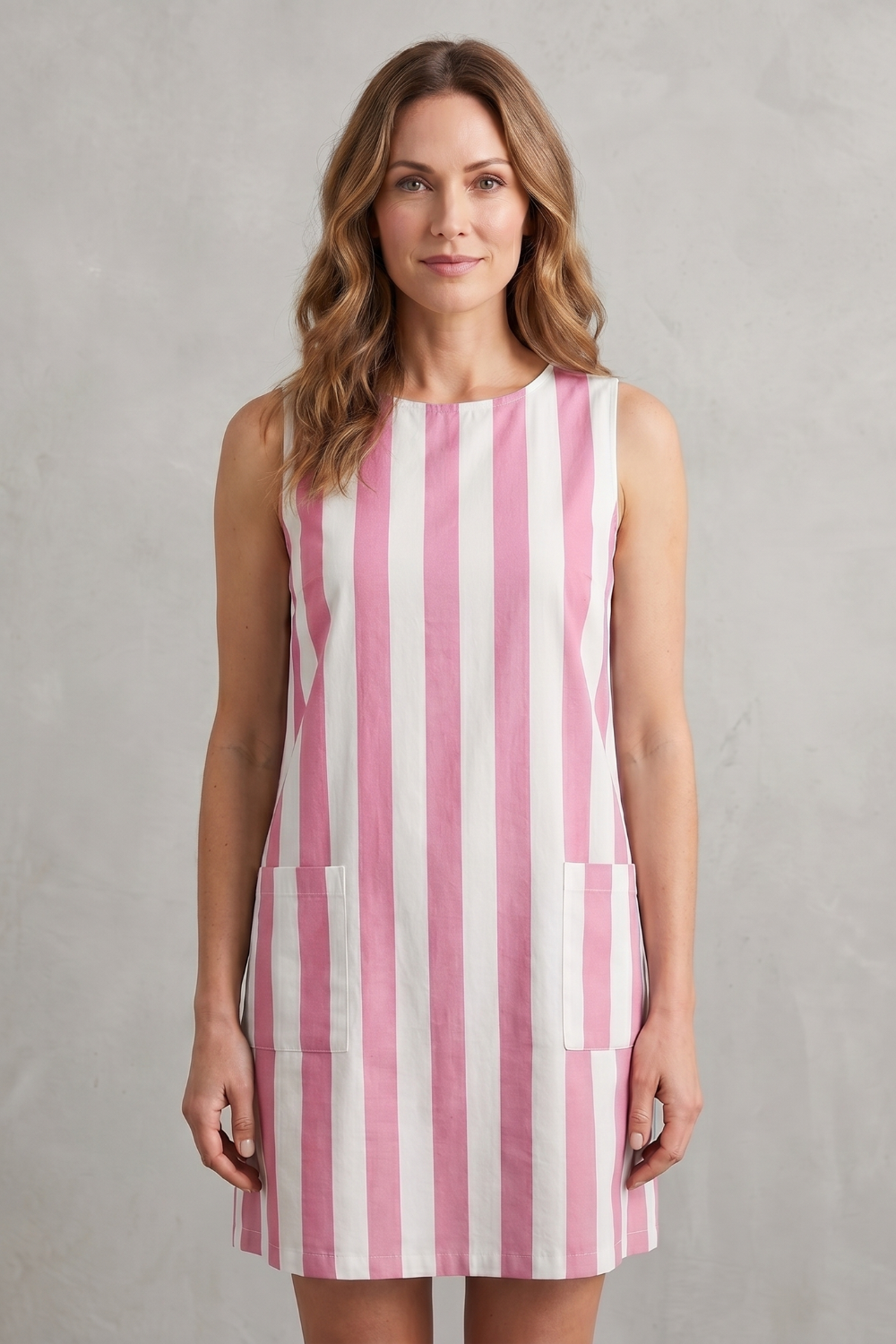 Marivelle – Monochrome striped charm – Mini dress-10914565652823-OLVIA ROSE LONDON