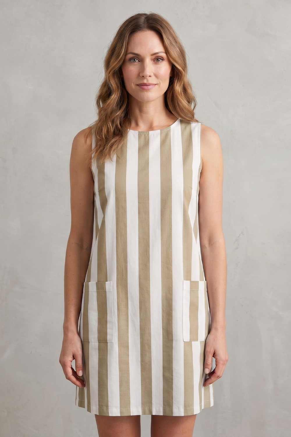 Marivelle – Monochrome striped charm – Mini dress-10914565652823-OLVIA ROSE LONDON