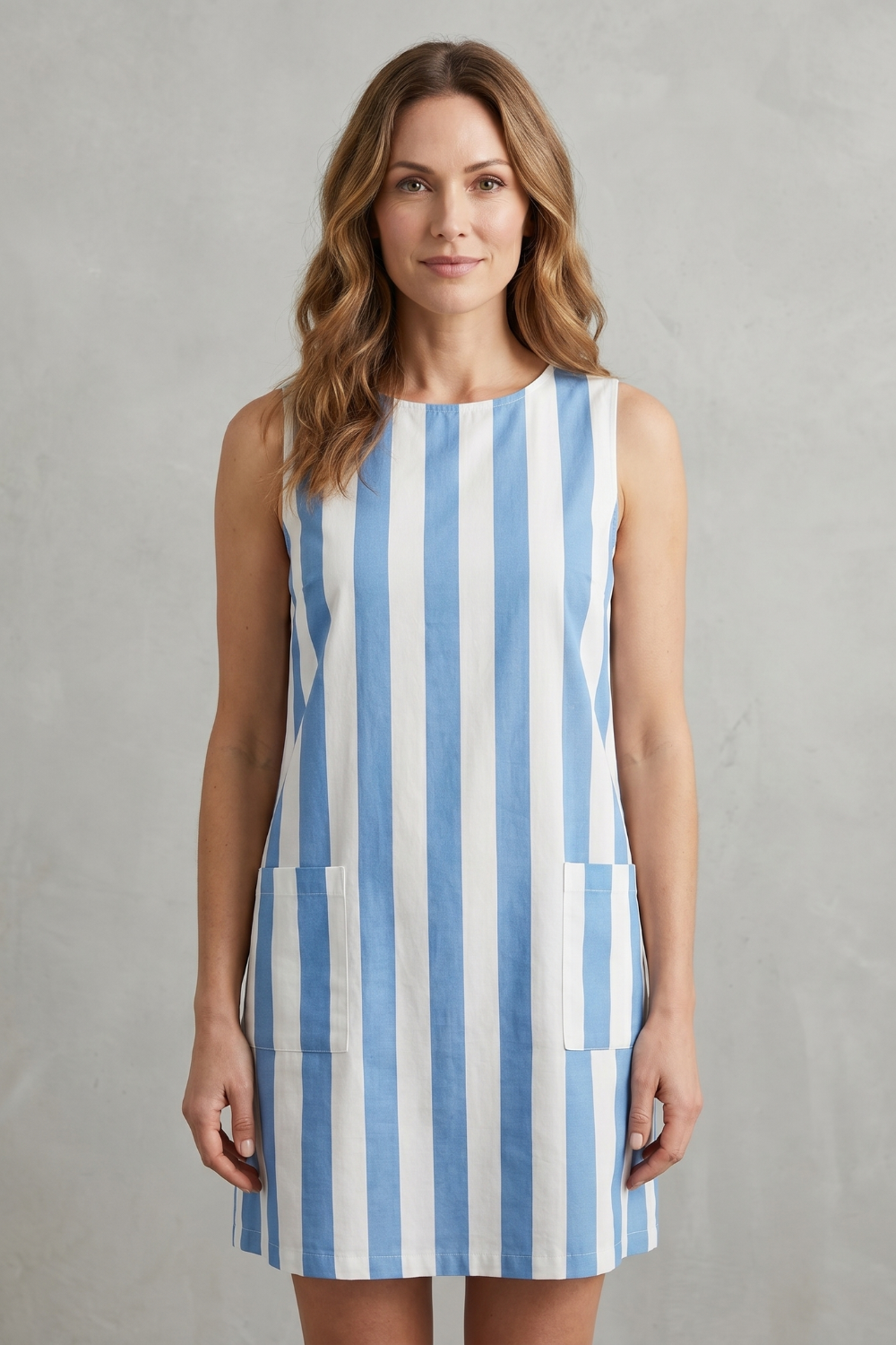 Marivelle – Monochrome striped charm – Mini dress-10914565652823-OLVIA ROSE LONDON
