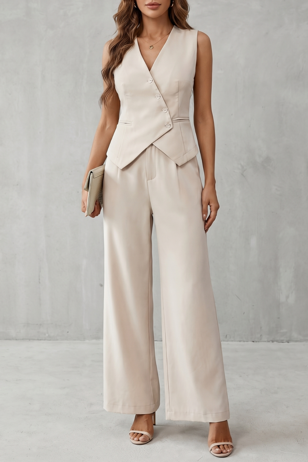 Miralune – Tailored minimal elegance – Vest set-10747278885207-OLVIA ROSE LONDON