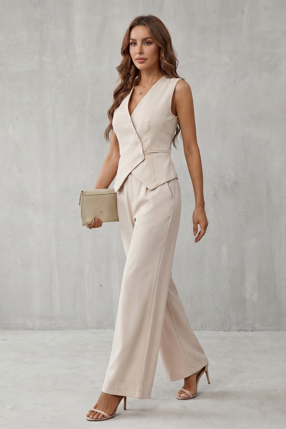 Miralune – Tailored minimal elegance – Vest set-10747278885207-OLVIA ROSE LONDON
