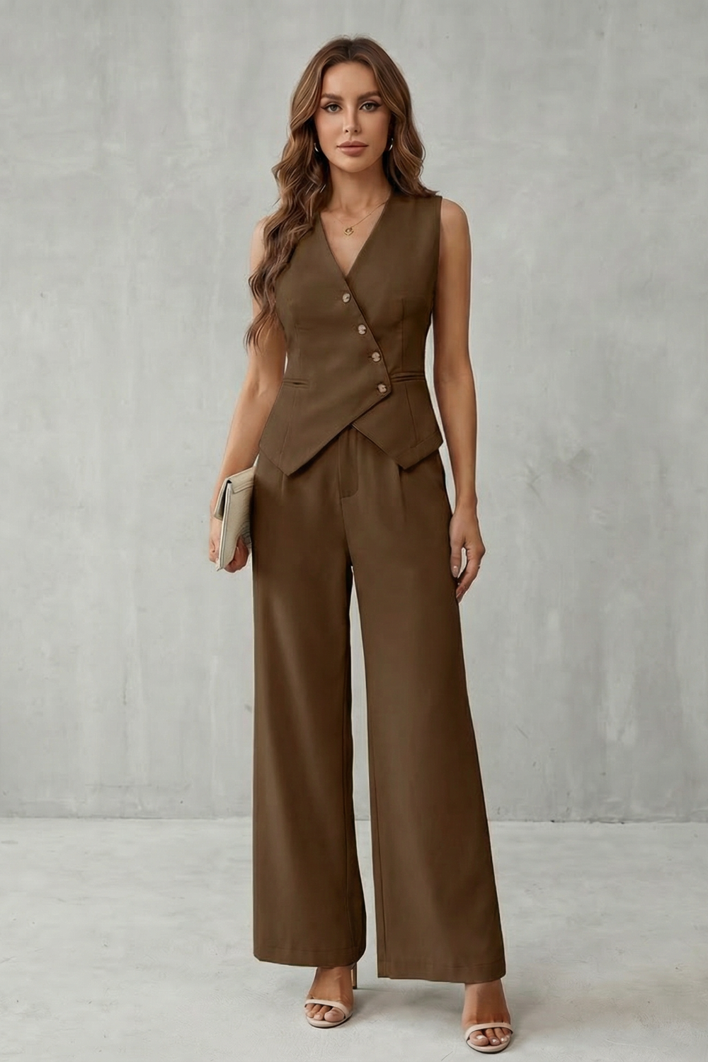 Miralune – Tailored minimal elegance – Vest set-10747278885207-OLVIA ROSE LONDON