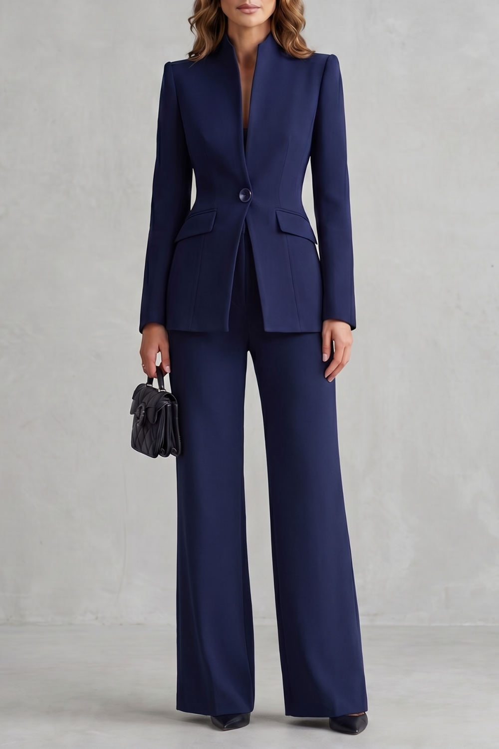 Montclairé – Sculpted tailoring – Trouser suit set-10908512321879-OLVIA ROSE LONDON