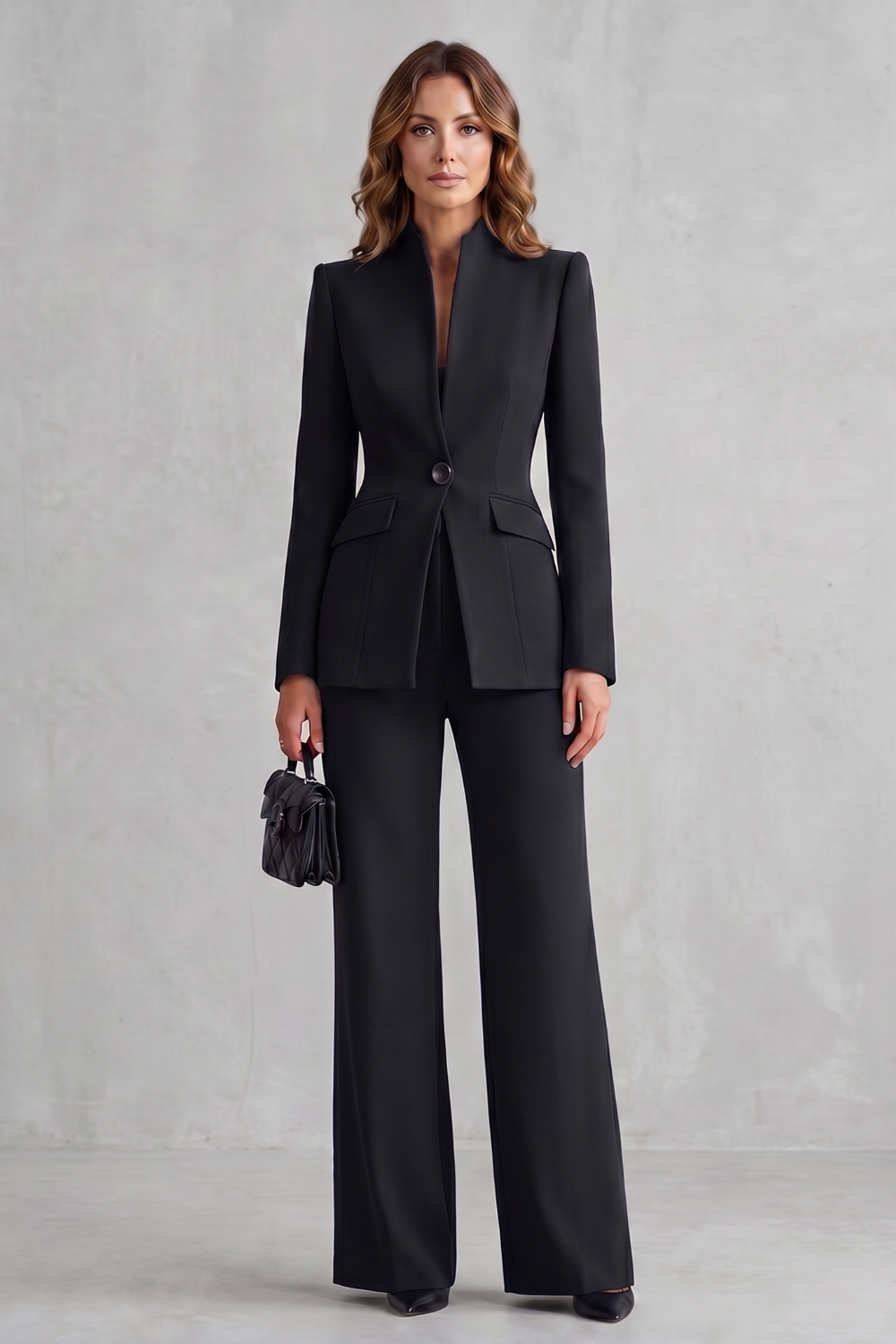 Montclairé – Sculpted tailoring – Trouser suit set-10908512321879-OLVIA ROSE LONDON
