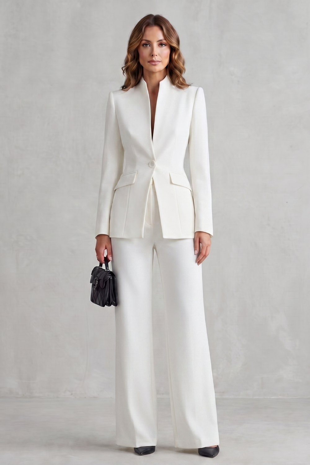 Montclairé – Sculpted tailoring – Trouser suit set-10908512321879-OLVIA ROSE LONDON