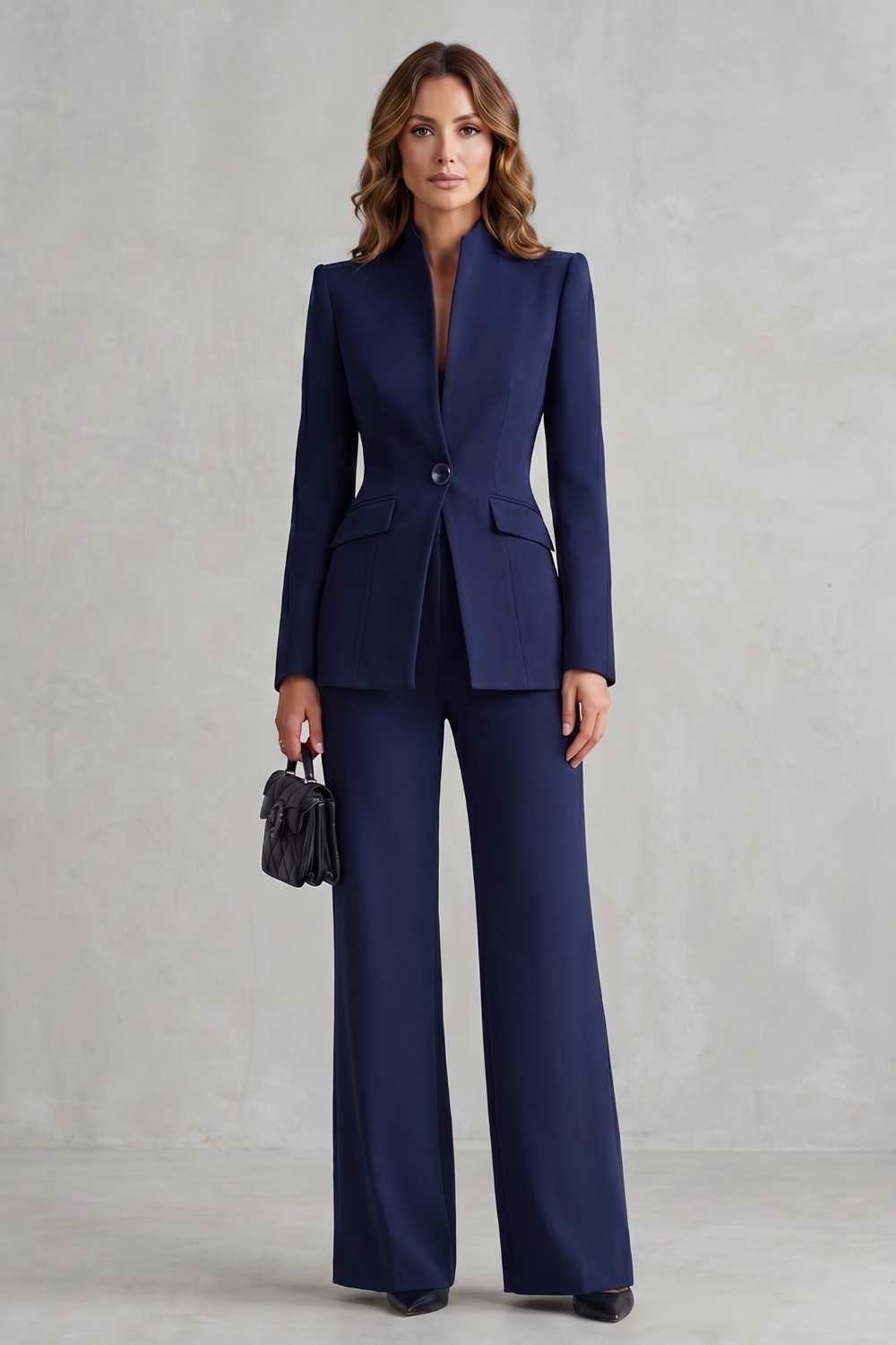 Montclairé – Sculpted tailoring – Trouser suit set-10908512321879-OLVIA ROSE LONDON