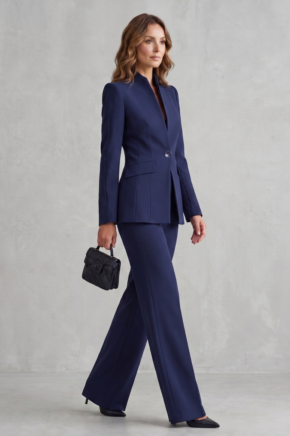 Montclairé – Sculpted tailoring – Trouser suit set-10908512321879-OLVIA ROSE LONDON