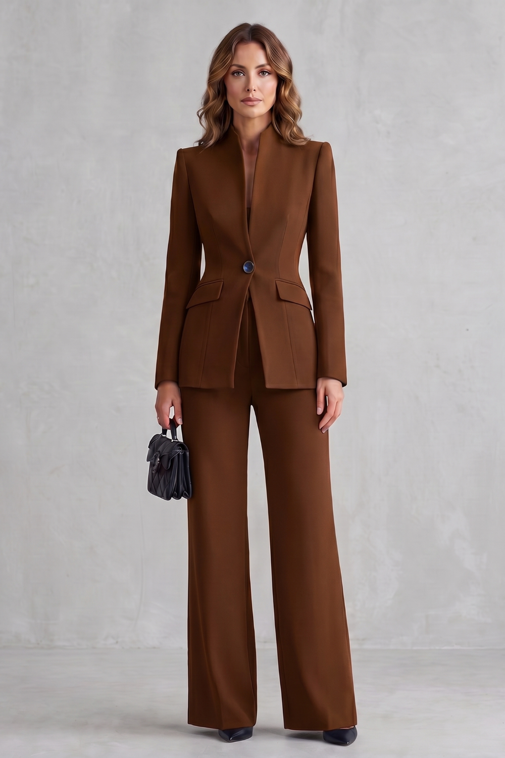 Montclairé – Sculpted tailoring – Trouser suit set-10908512321879-OLVIA ROSE LONDON