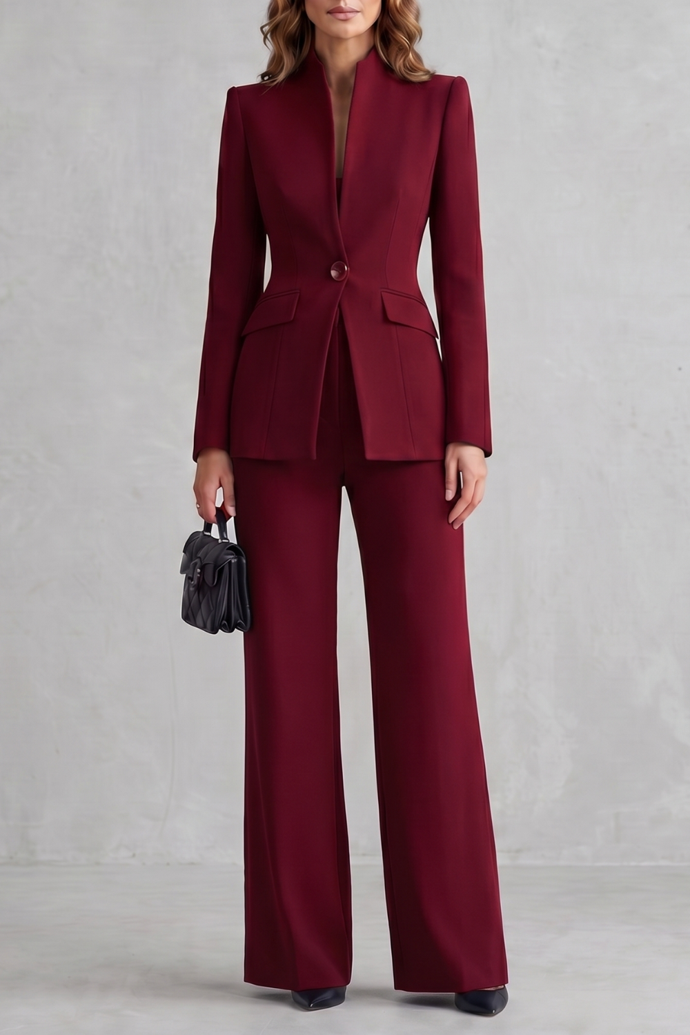 Montclairé – Sculpted tailoring – Trouser suit set-10908512321879-OLVIA ROSE LONDON