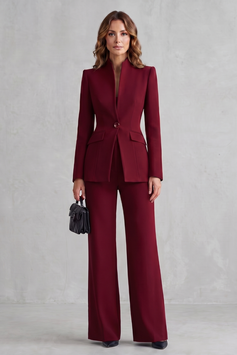 Montclairé – Sculpted tailoring – Trouser suit set-10908512321879-OLVIA ROSE LONDON