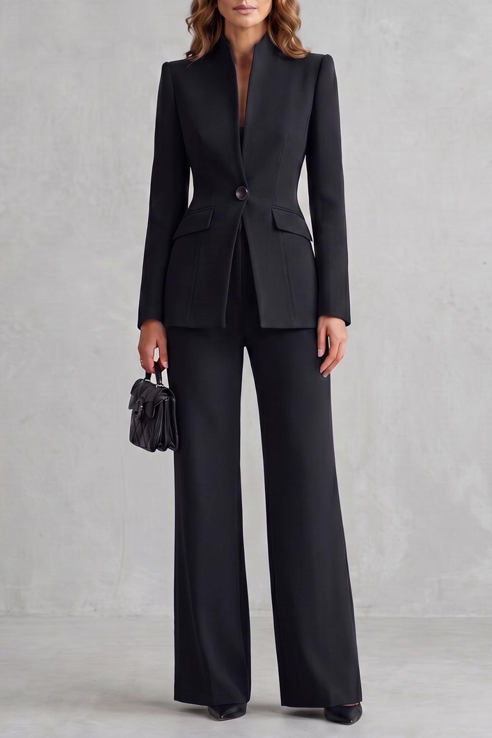 Montclairé – Sculpted tailoring – Trouser suit set-10908512321879-OLVIA ROSE LONDON