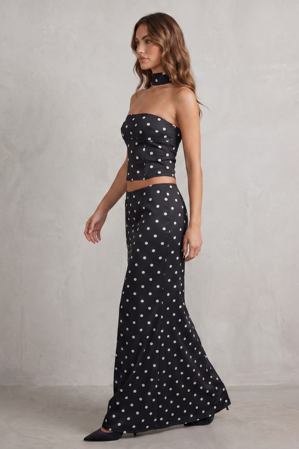 Montrielle – Chic polka dot allure – Two-piece set-10914564505943-OLVIA ROSE LONDON