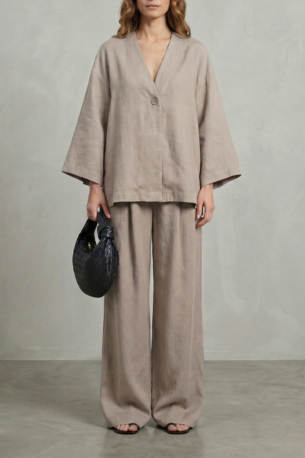 Morvella – Relaxed wrap silhouette – Two piece set-10644331168087-OLVIA ROSE LONDON
