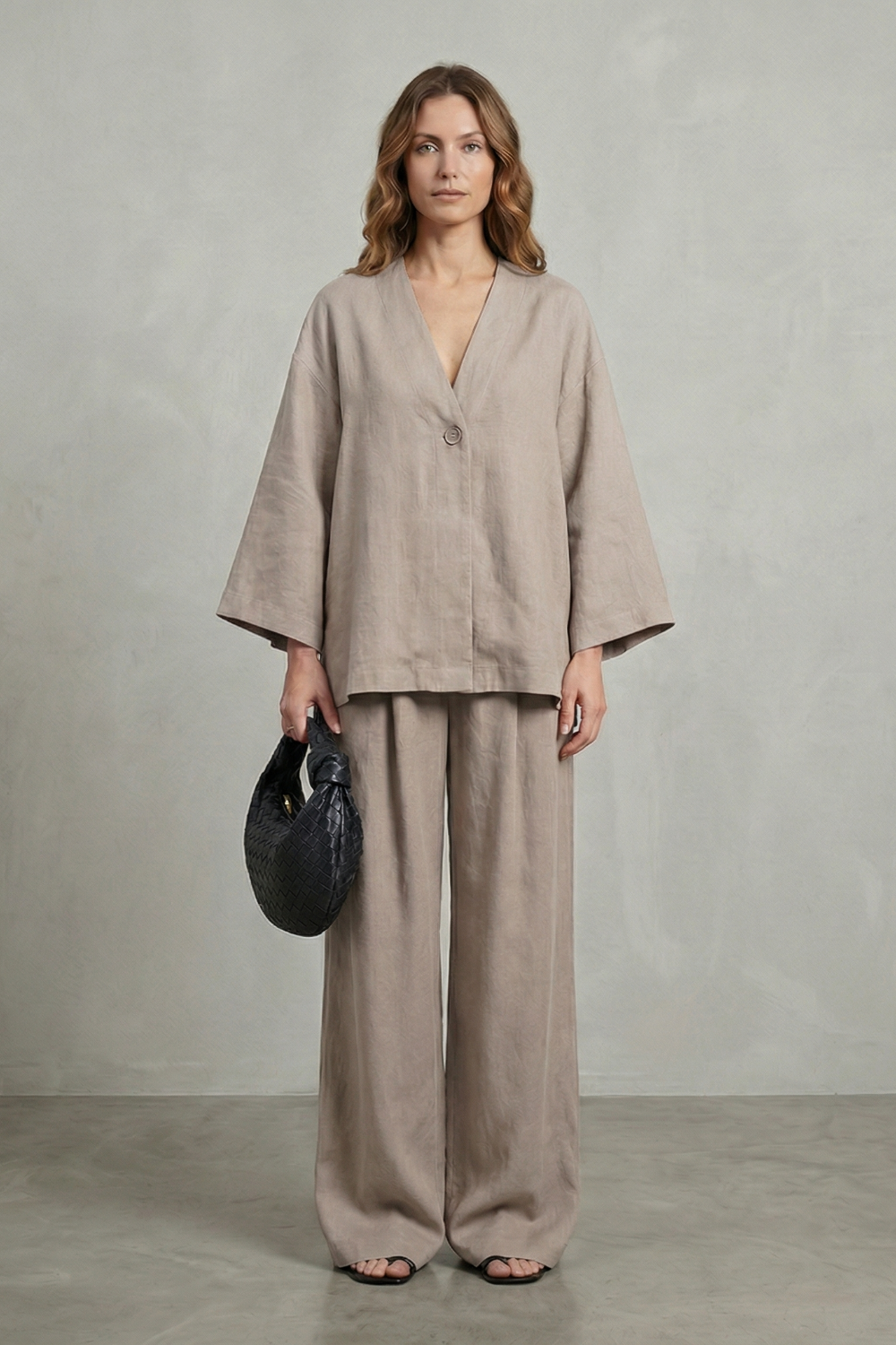 Morvella – Relaxed wrap silhouette – Two piece set-10644331168087-OLVIA ROSE LONDON