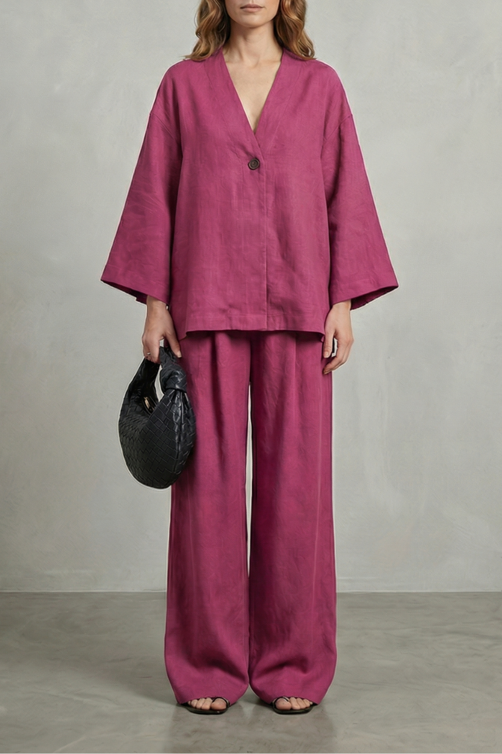 Morvella – Relaxed wrap silhouette – Two piece set-10644331168087-OLVIA ROSE LONDON