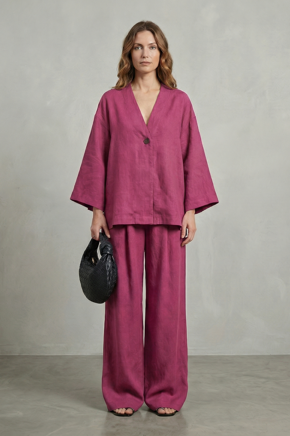 Morvella – Relaxed wrap silhouette – Two piece set-10644331168087-OLVIA ROSE LONDON