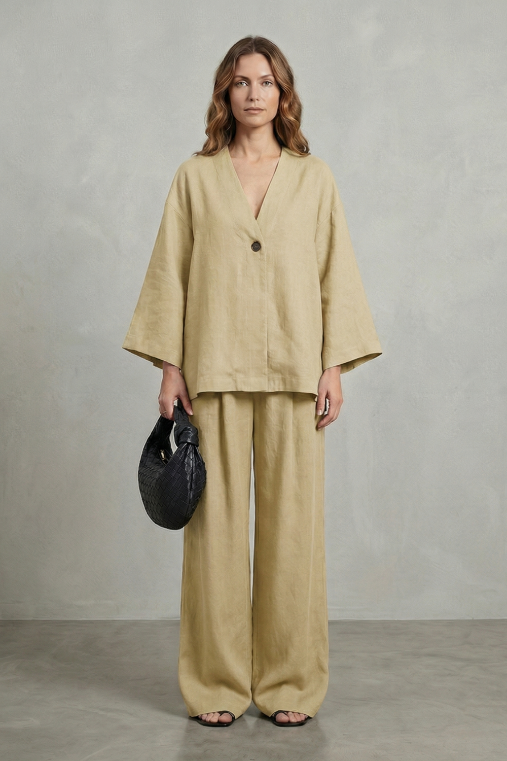Morvella – Relaxed wrap silhouette – Two piece set-10644331168087-OLVIA ROSE LONDON